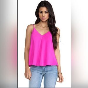Amanda uprichard alana top in hot pink